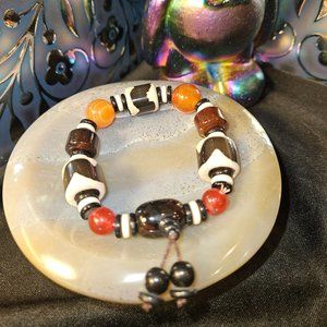 Multi Color Agate Braclet